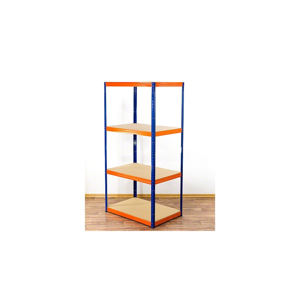 Regał Helios 180x110x30 cm 4 półki/175kg Niebiesko-Niebieski