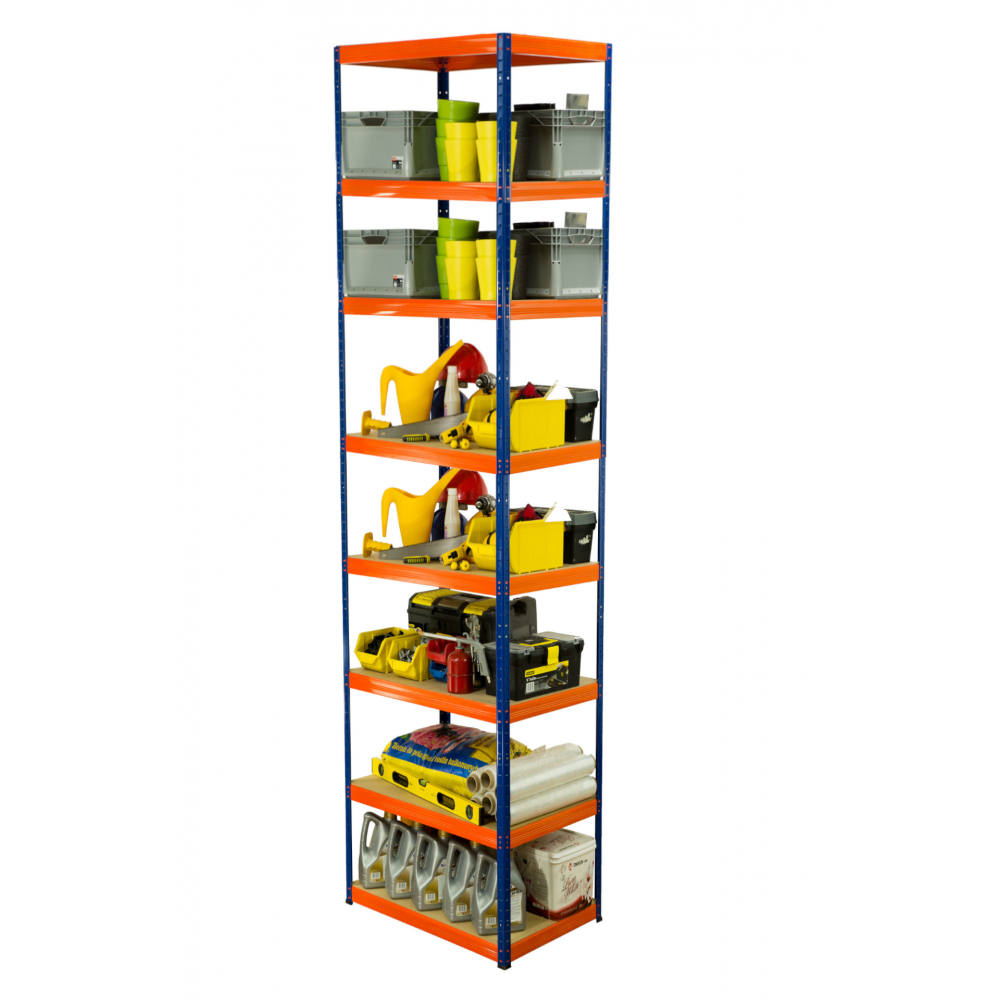 Regał metalowy HELIOS 270x45x45cm 8Px175kg .:.