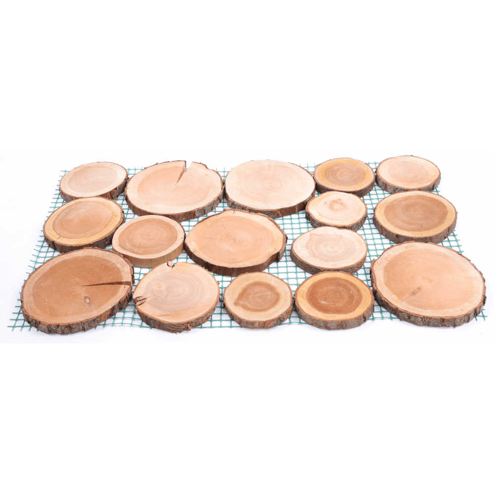 6xŚcieżka ogrodowa drewniana chodnik plastry drewna czeremcha ścieżki EKO