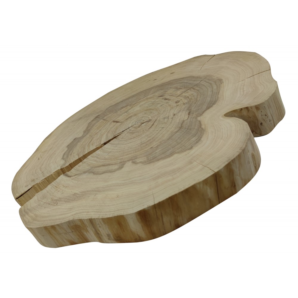 Blat na STÓŁ plaster drewna SOSNA blat na stolik UNIKAT dł.70cm 143955 DIY