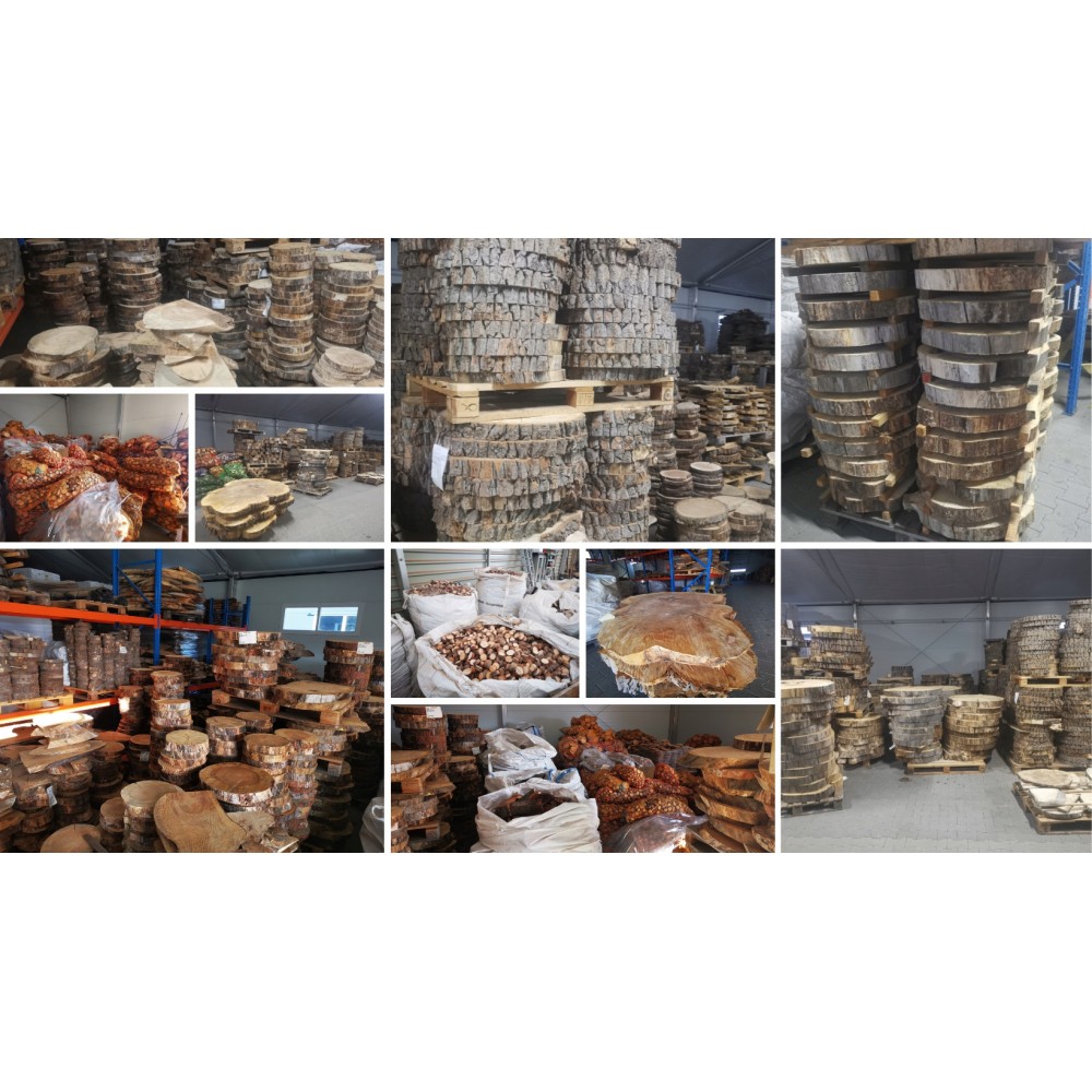 Plaster drewna blat na stolik kawowy SOSNA plaster sosnowy 64,5cm nr.105308