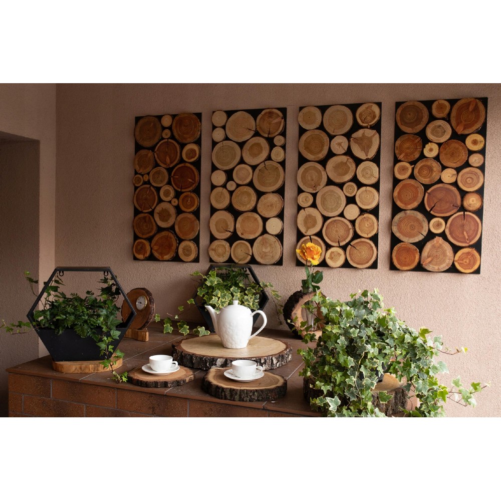 Plaster drewna topoli blat drewniany na stolik kawowy TOPOLA UNIKAT 150146