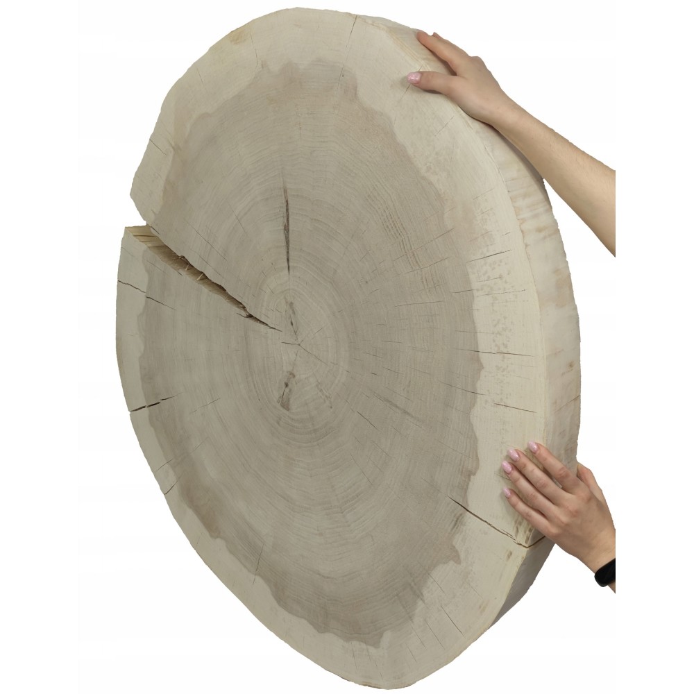 Plaster drewna topoli blat drewniany na stolik kawowy TOPOLA UNIKAT 150146