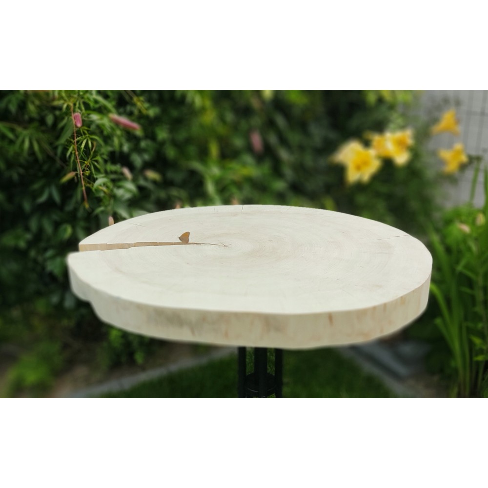 Plaster drewna topoli blat drewniany na stolik kawowy TOPOLA UNIKAT 150146