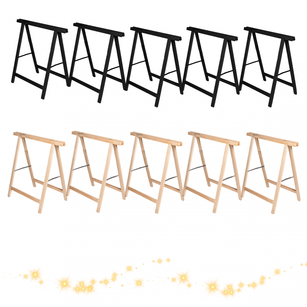 Zestaw na GWIAZDĘ gwiazda z koziołków CZARNY IMPREGNAT OZDOBA koziołek ECO