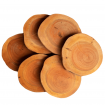 Podkładki podstawki pod filiżanki na stół drewniane CZEREMCHA 9-12cm 6 szt