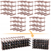 Stojak na wino butelki regał na 45 butelek SOSNA MODUŁOWY LITE EKO DREWNO