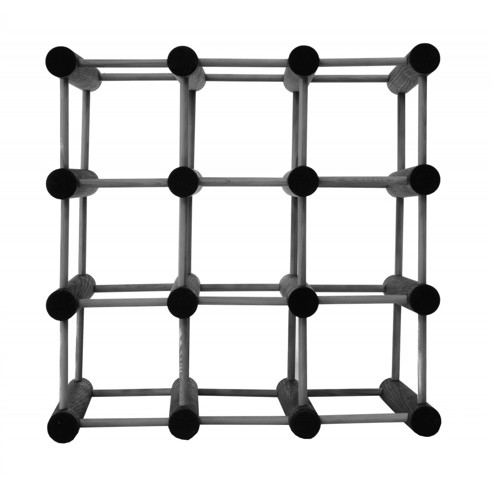 Stojak na wino butelki regał na 9 butelek SOSNA MODUŁOWY LITE EKO DREWNO