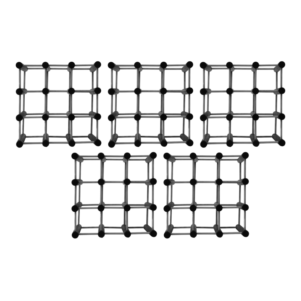 Stojak na wino butelki regał na 45 butelek SOSNA MODUŁOWY LITE EKO DREWNO