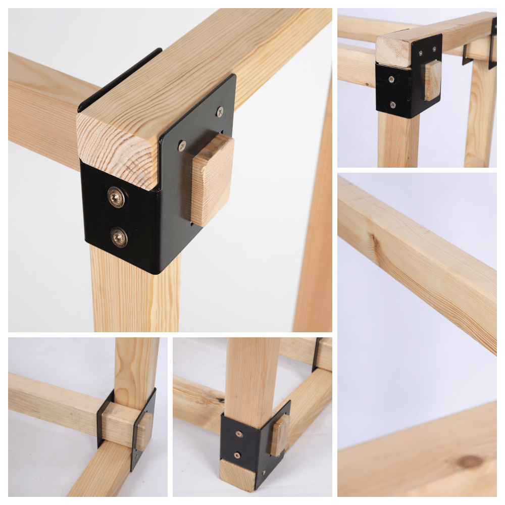 Stojak na drewno kominkowe wiata na drzewo opałowe drewutnia 0,4 m3 EKO