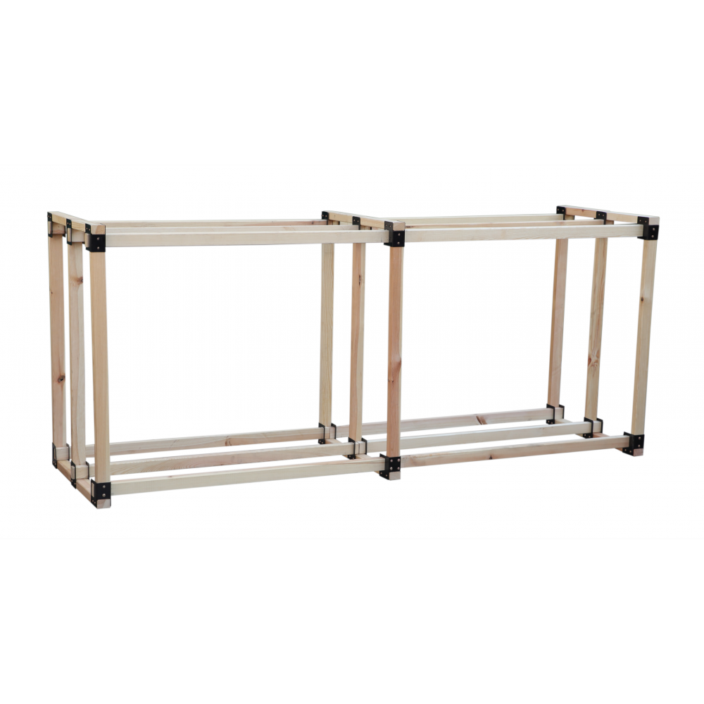 Stojak na drewno kominkowe wiata na drzewo opałowe drewutnia 1,7 m3 EKO