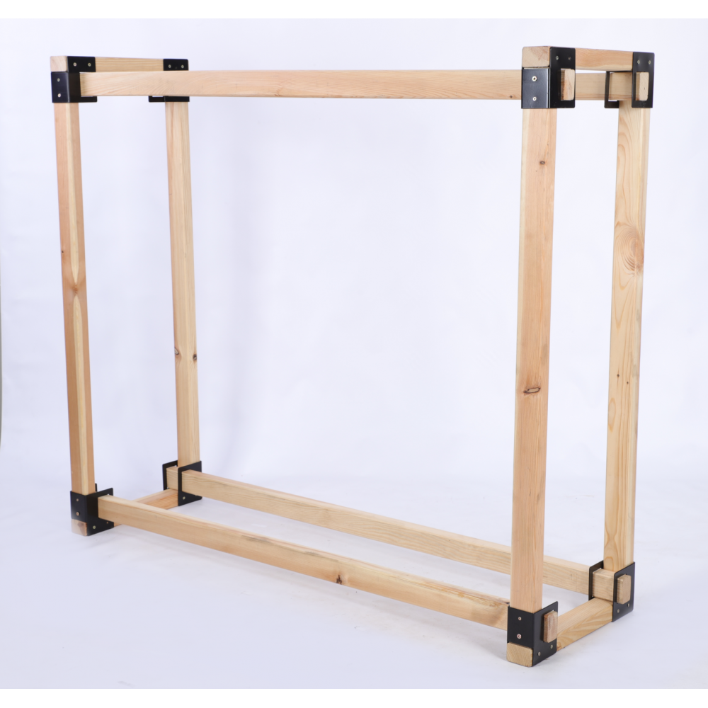 Drewutnia na drewno kominkowe wiata na drzewo opałowe stojak 0,5 m3 EKO