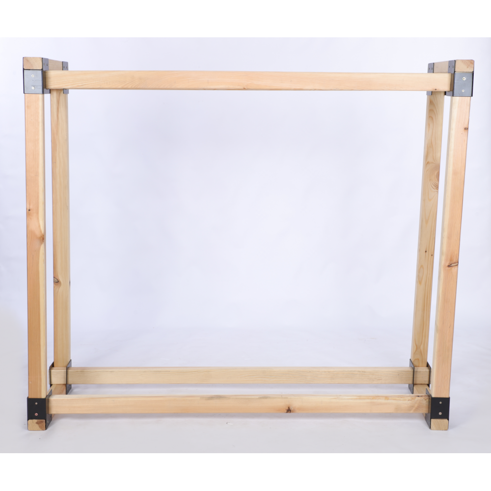 Drewutnia na drewno kominkowe wiata na drzewo opałowe stojak 0,5 m3 EKO