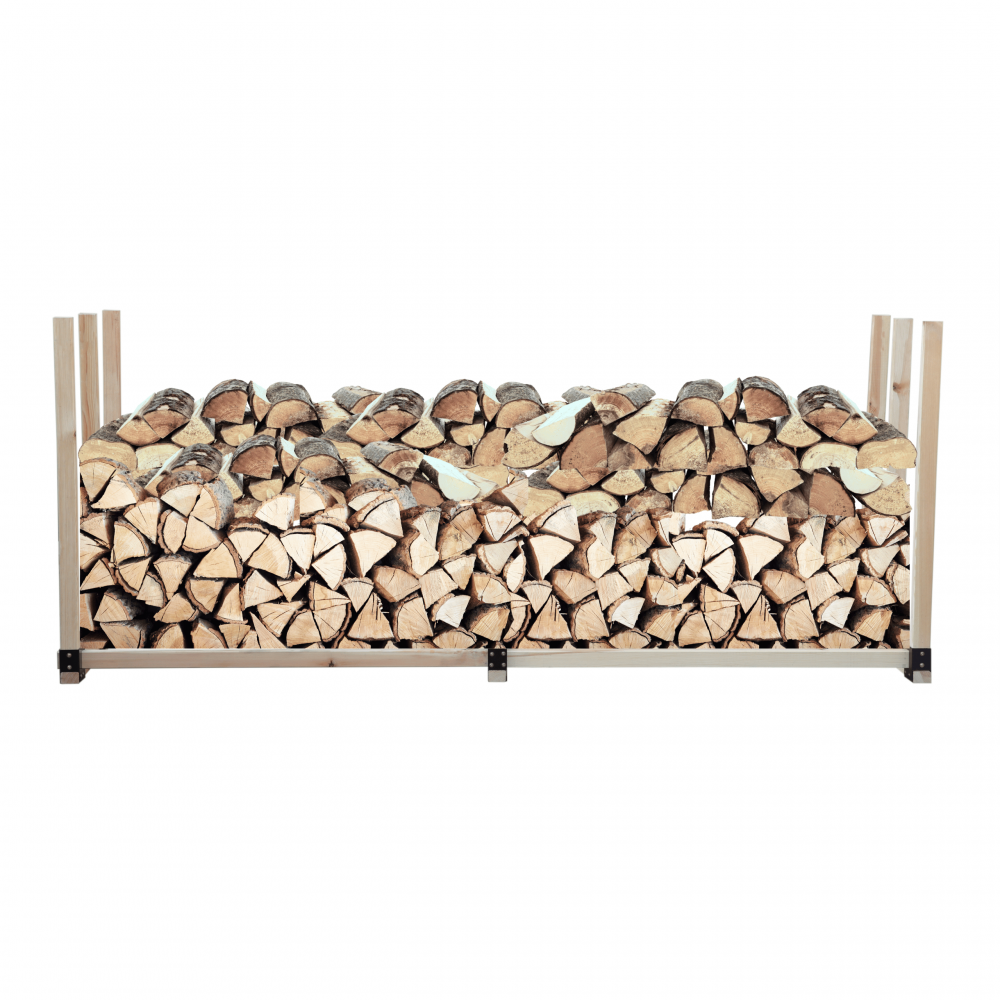 Stojak na drewno kominkowe wiata na drzewo opałowe drewutnia 2,4 m3 DUŻY