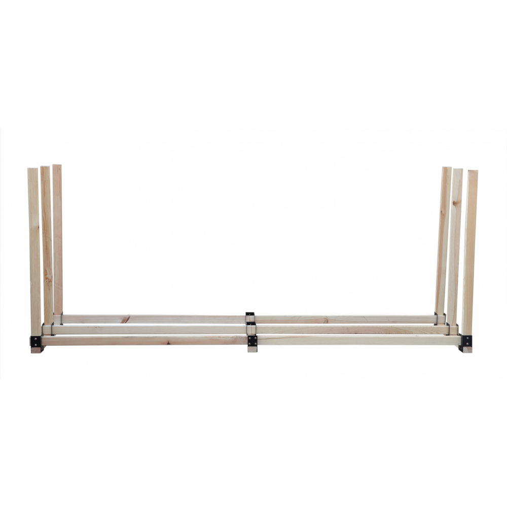 Stojak na drewno kominkowe wiata na drzewo opałowe drewutnia 2,4 m3 DUŻY