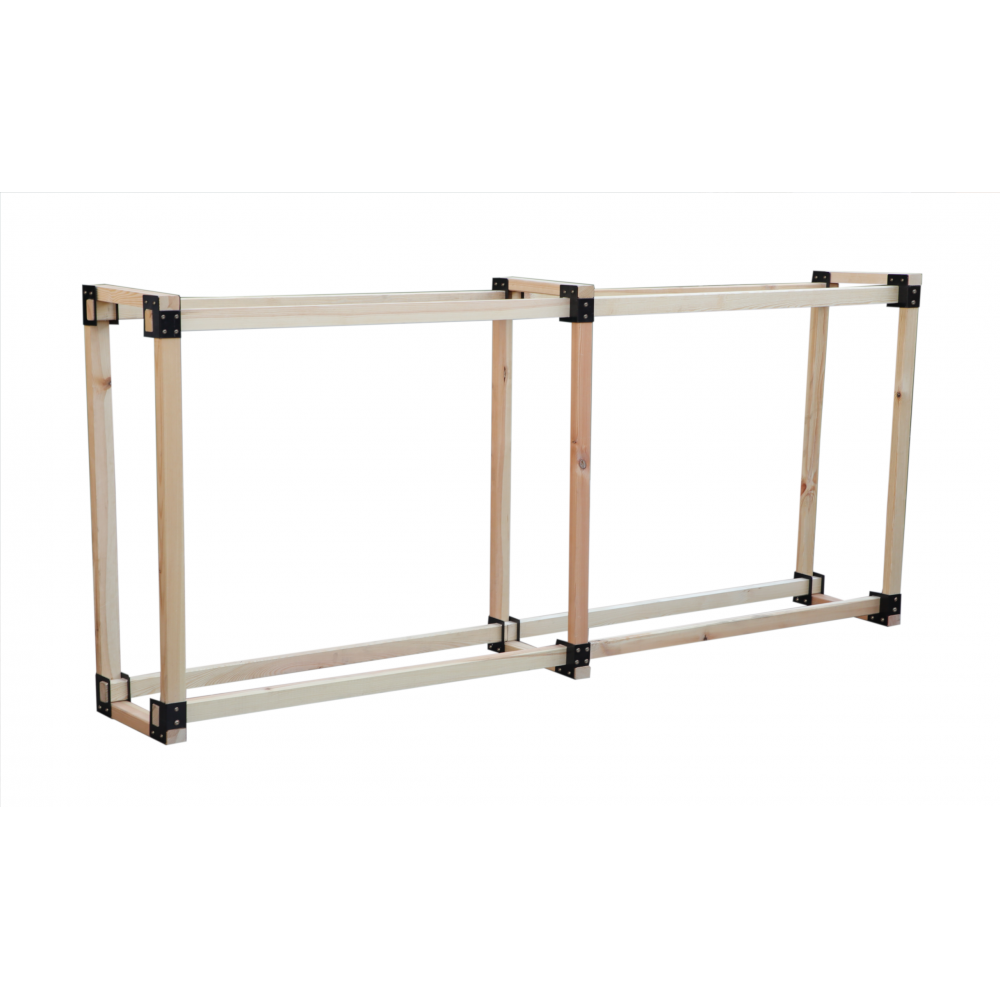 Stojak DREWUTNIA na drewno kominkowe wiata na drzewo opałowe 1,4 m3 MOCNA