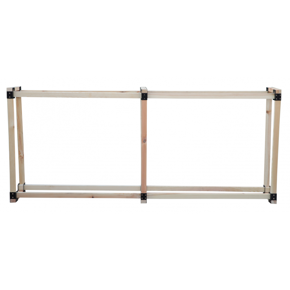 Stojak DREWUTNIA na drewno kominkowe wiata na drzewo opałowe 1,4 m3 MOCNA