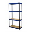 Regał Helios 180x120x35 cm 4 półki/275kg Niebiesko-Niebieski