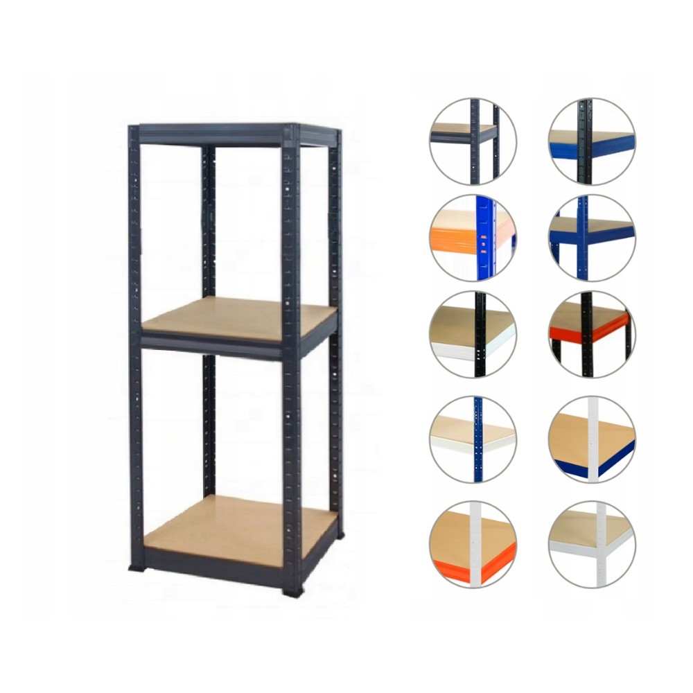 Regał metalowy regał magazynowy garażowy HELIOS premium 90x045x45 3 półki