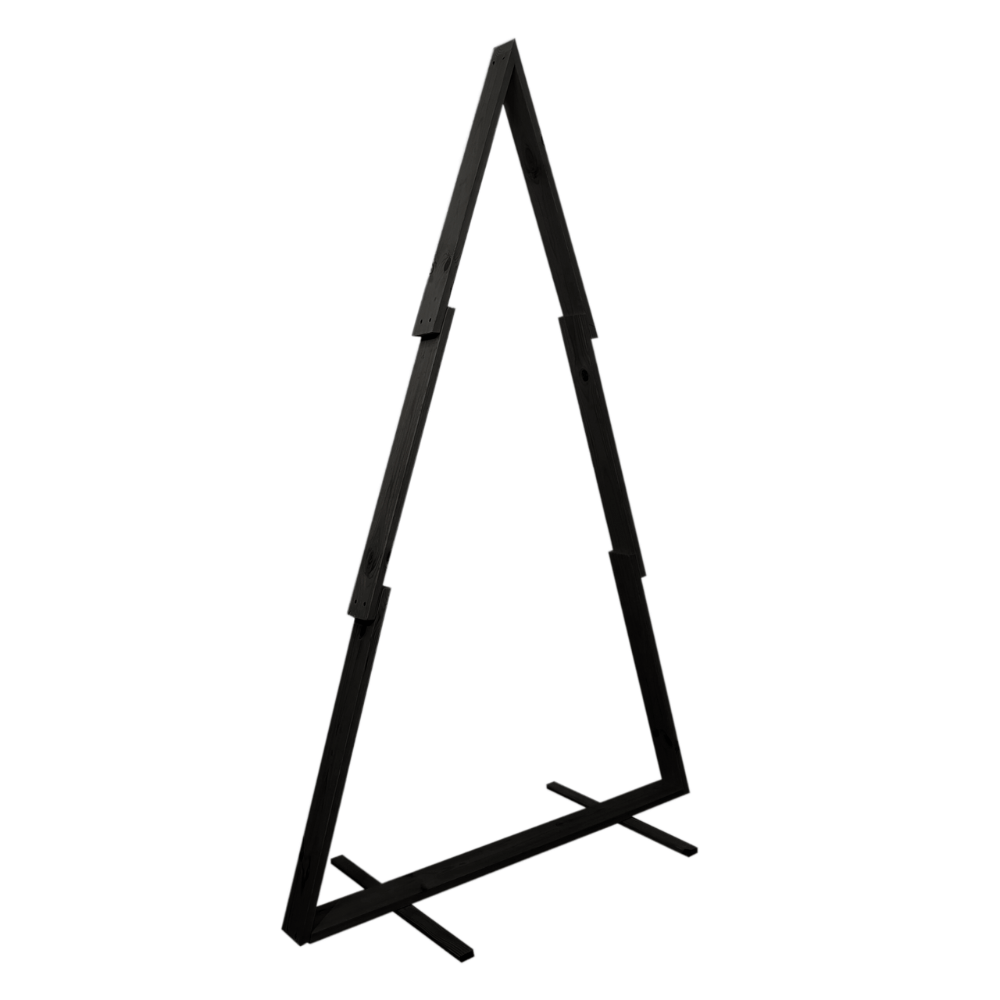 Choinka drewniana DUŻA 165 cm CHOINKA Z DREWNA SKANDYNAWSKI STYL eko CZARNA