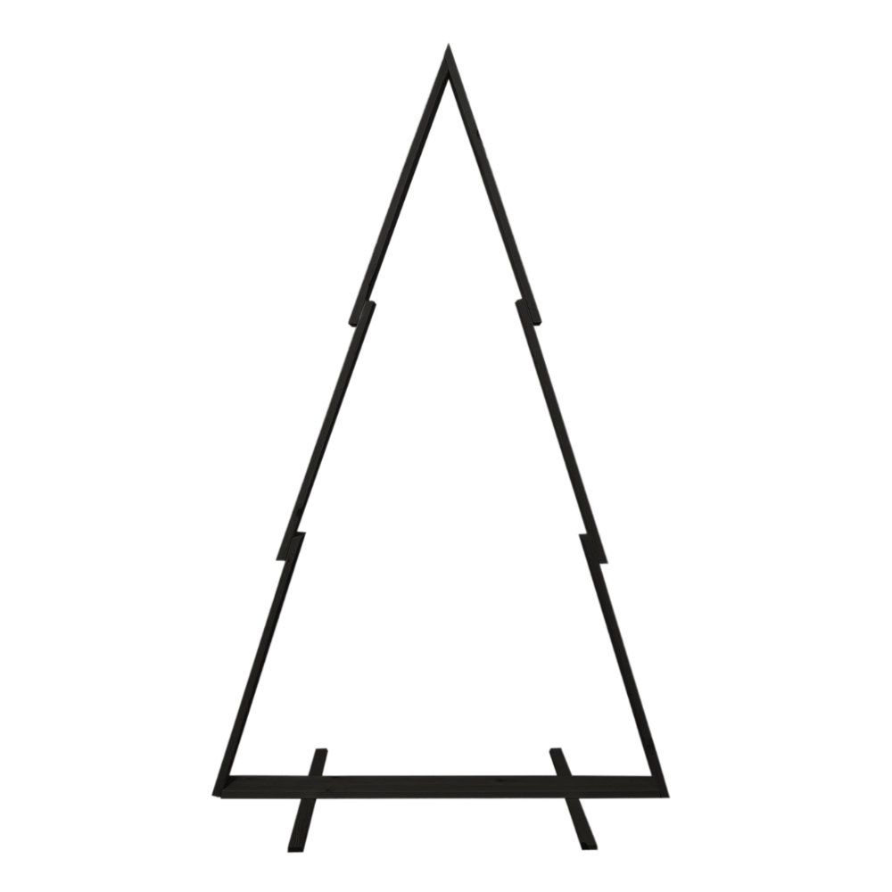 Choinka drewniana DUŻA 165 cm CHOINKA Z DREWNA SKANDYNAWSKI STYL eko CZARNA