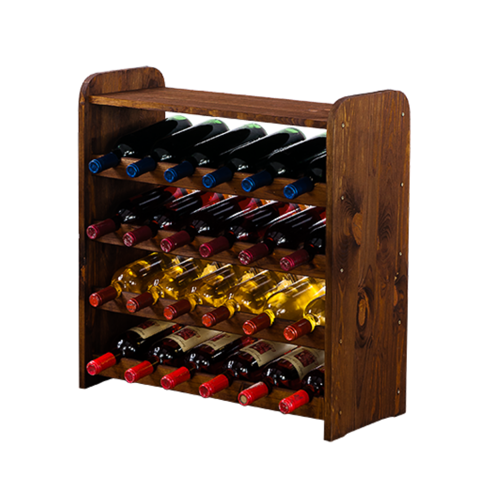 Stojak na wino regał na wino półka na wino butelki szafka na alkohol 24but