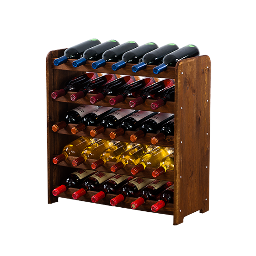 Stojak na wino butelki napoje regał na wino butelki szafka na alkohol 30but