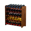 Stojak na wino butelki napoje regał na wino butelki szafka na alkohol 30but