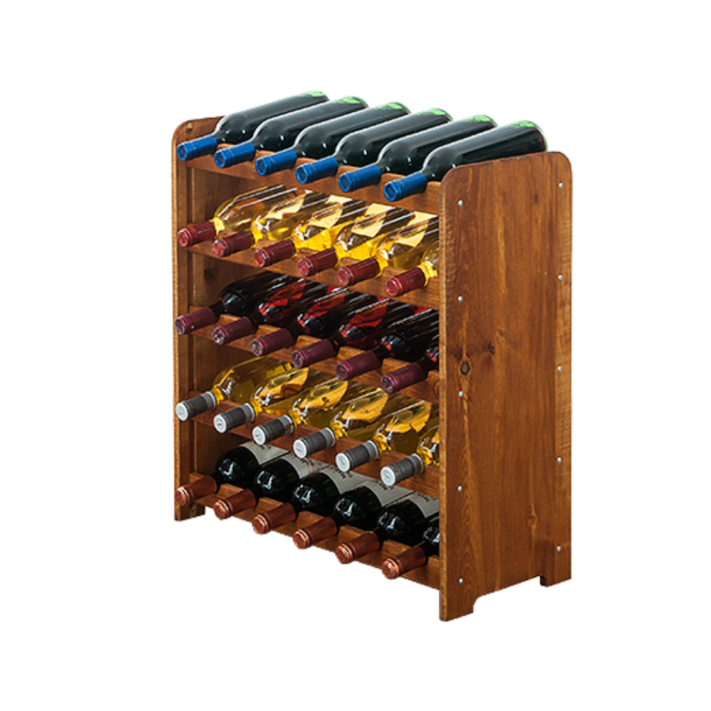 Stojak na wino butelki napoje regał na wino butelki szafka na alkohol 30but