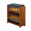 Stojak na wino butelki napoje regał na wino butelki szafka na alkohol 30but