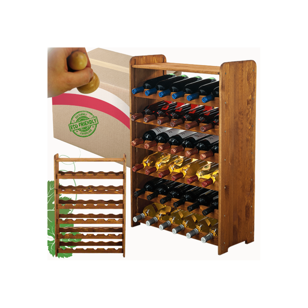 Stojak na wino regał na wino półka na wino butelki szafka na alkohol 36but