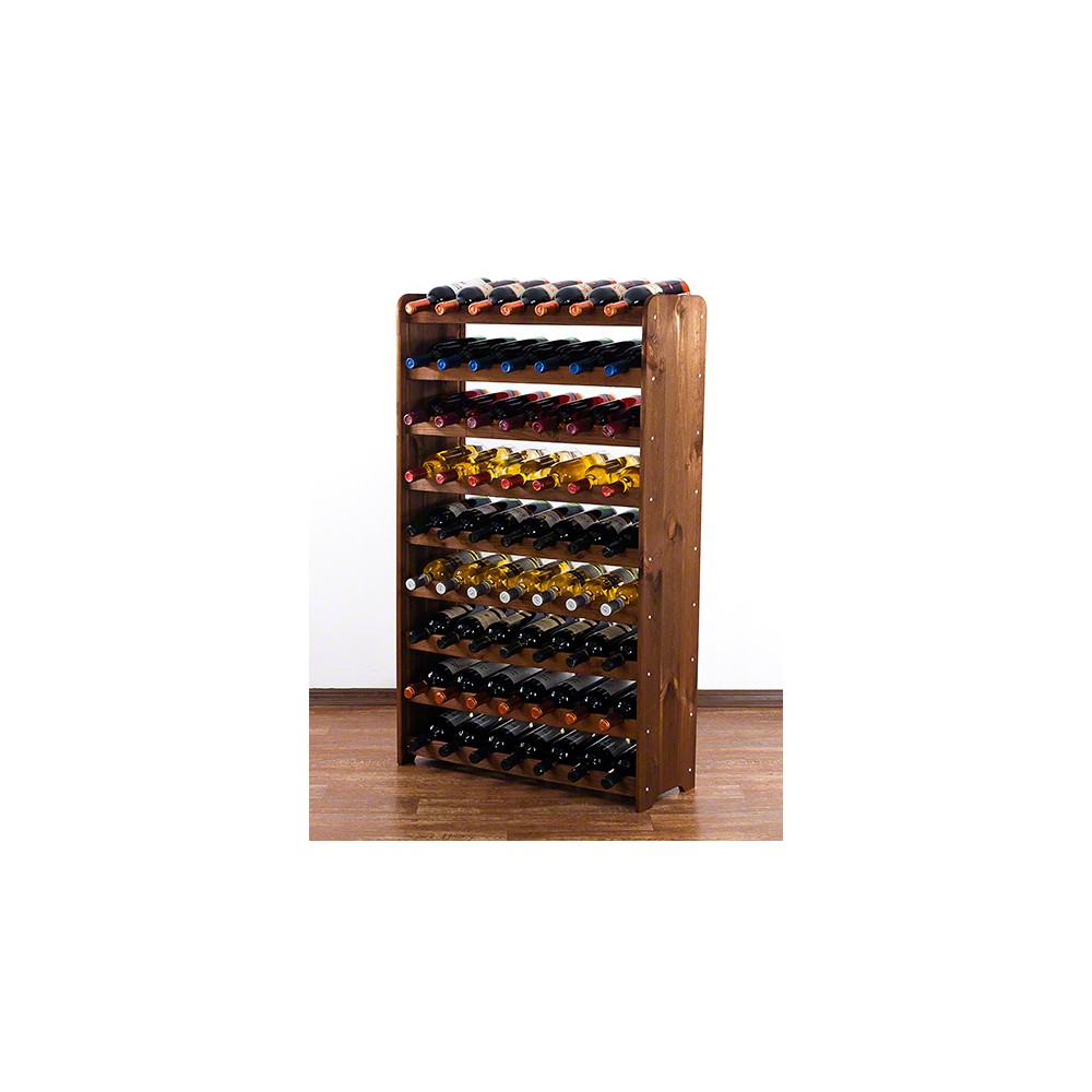 Stojak na wino butelki napoje regał na wino butelki szafka na alkohol 63but