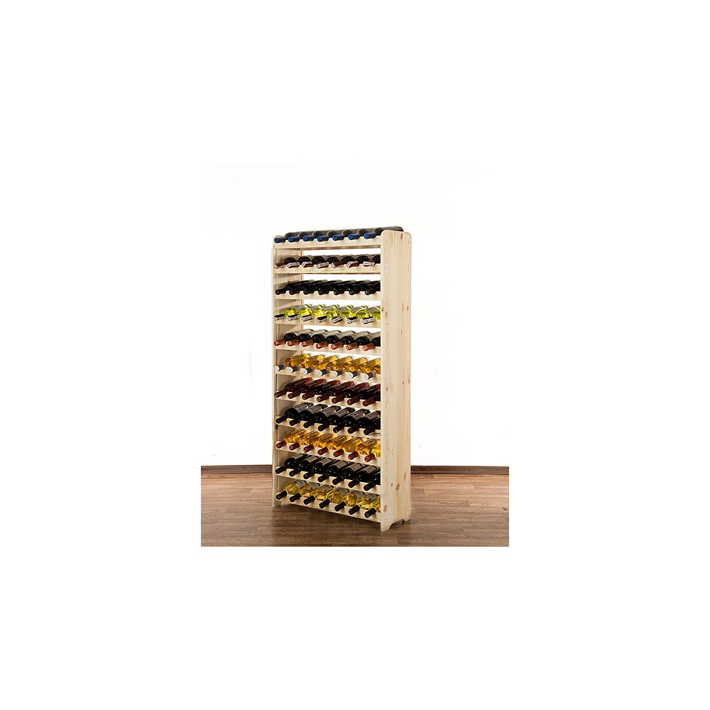 Stojak na wino butelki napoje regał na wino butelki szafka na alkohol 77but