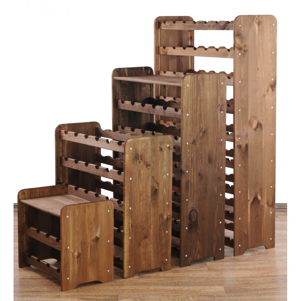 Stojak na wino butelki napoje regał na wino butelki szafka na alkohol 77but