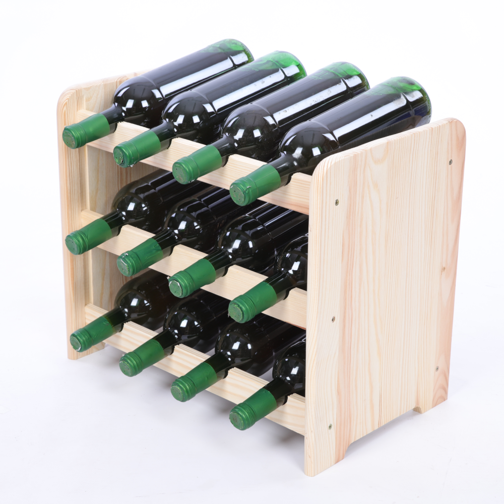 Stojak na wino butelki napoje regał na wino butelki szafka na alkohol 12but