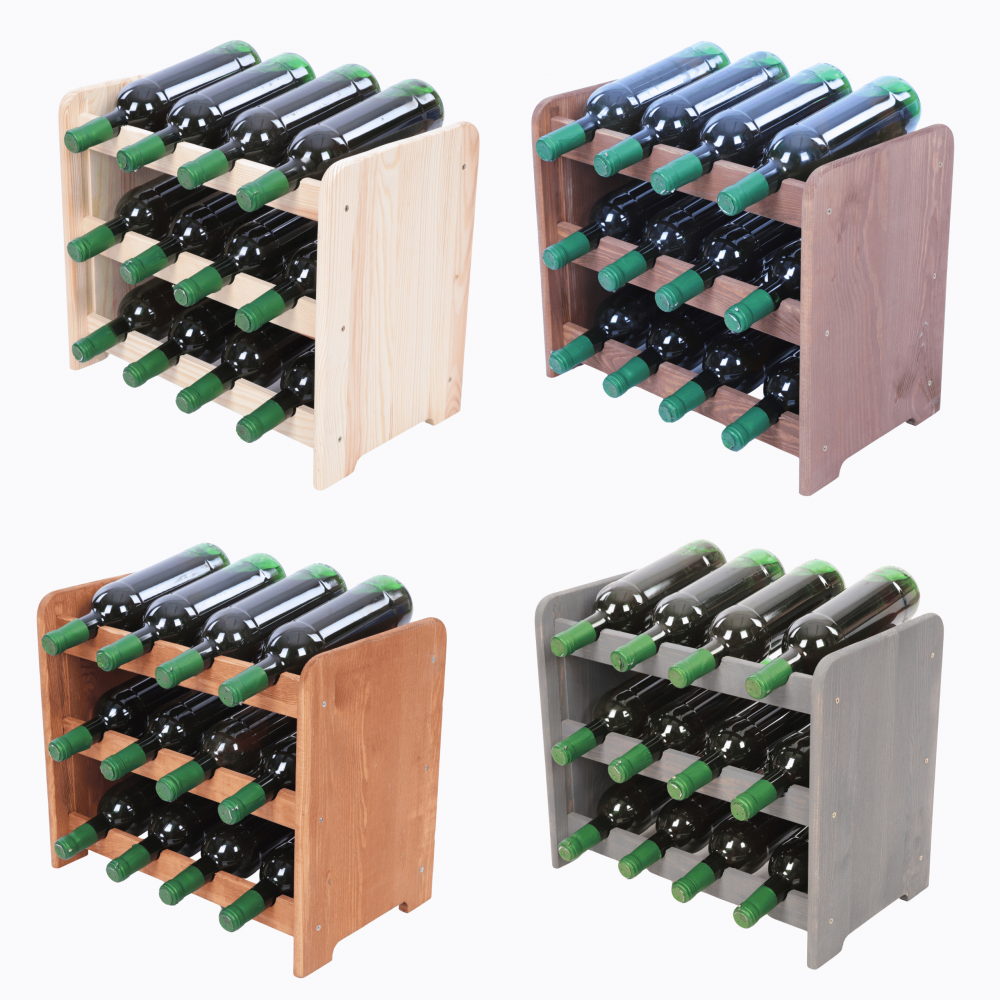 Stojak na wino butelki napoje regał na wino butelki szafka na alkohol 12but