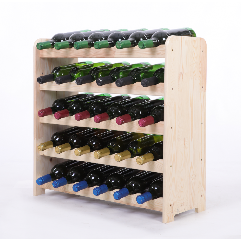Stojak na wino butelki napoje regał na wino butelki szafka na alkohol 30but