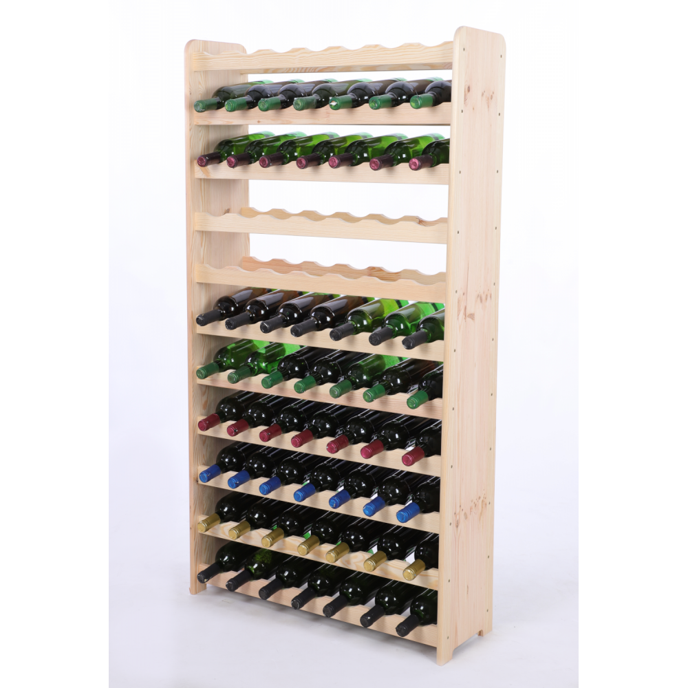 Stojak na wino butelki napoje regał na wino butelki szafka na alkohol 77but