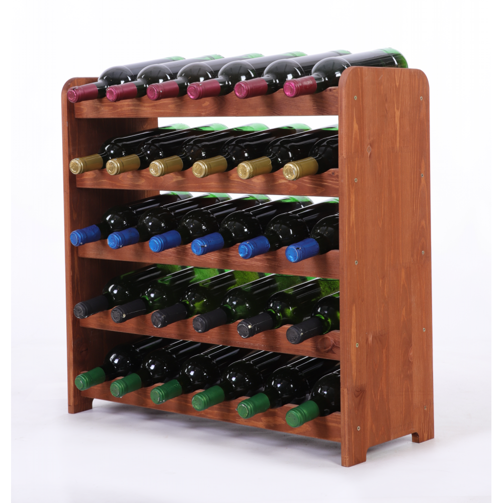 Stojak na wino butelki napoje regał na wino butelki szafka na alkohol 30but