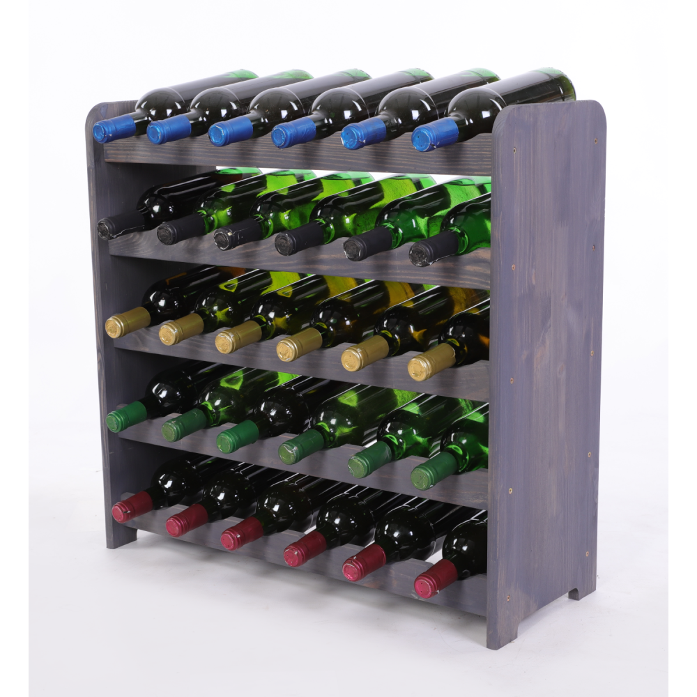 Stojak na wino butelki napoje regał na wino butelki szafka na alkohol 30but