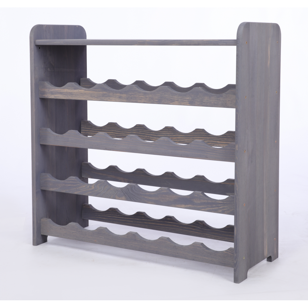 Stojak na wino butelki napoje regał na wino butelki półka na alkohol 24but