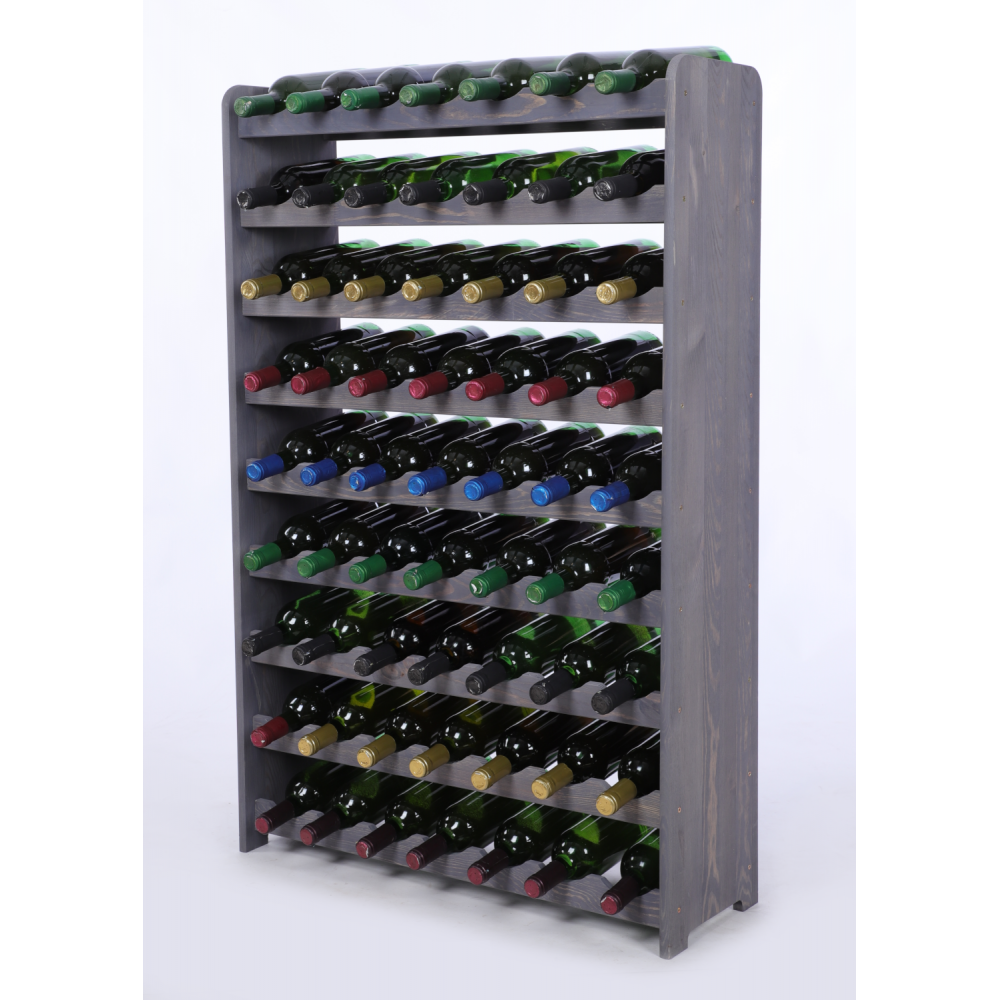 Stojak na wino butelki napoje regał na wino butelki szafka na alkohol 63but