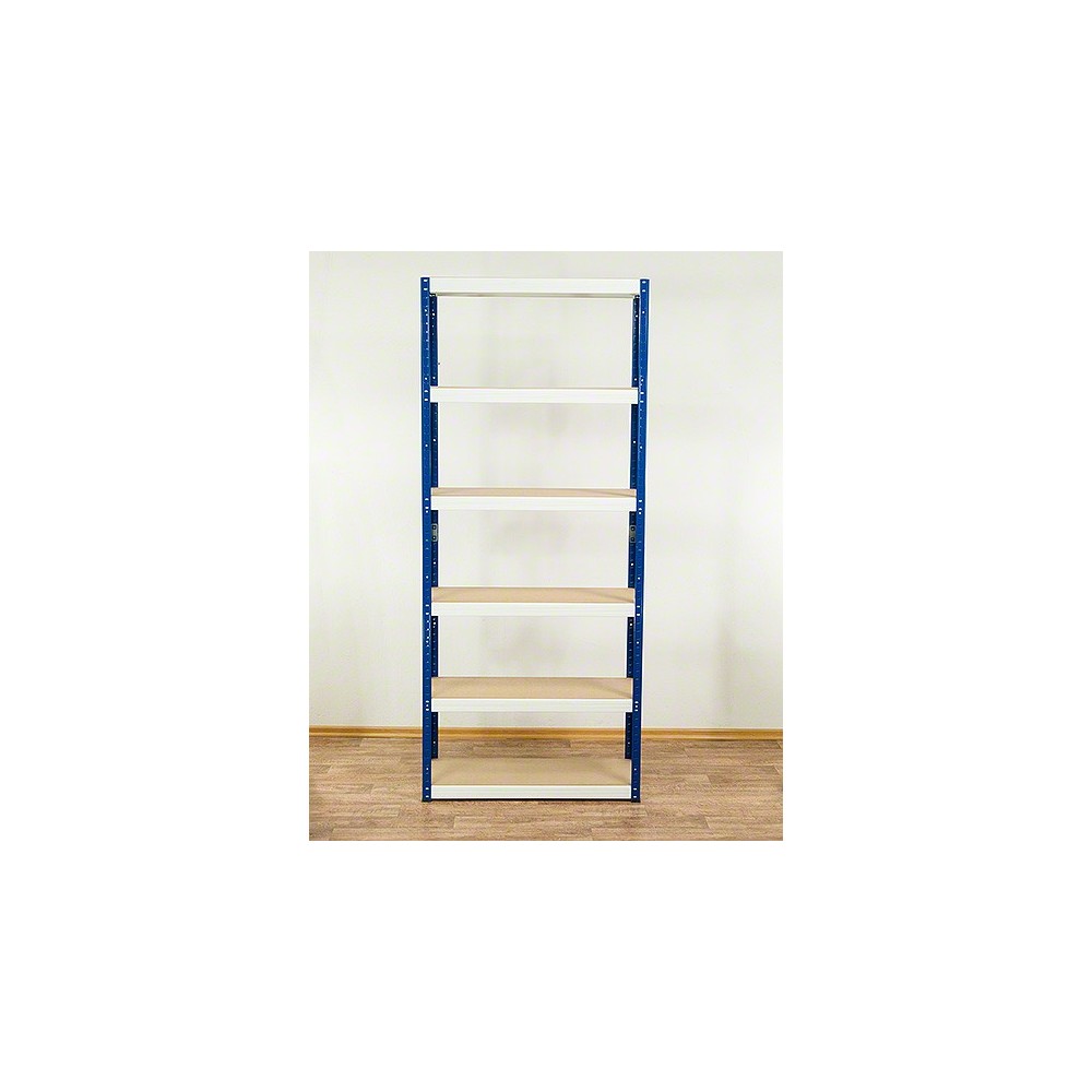 Regał Helios 196x100x35 cm 6 półek/275kg Niebiesko-Niebieski