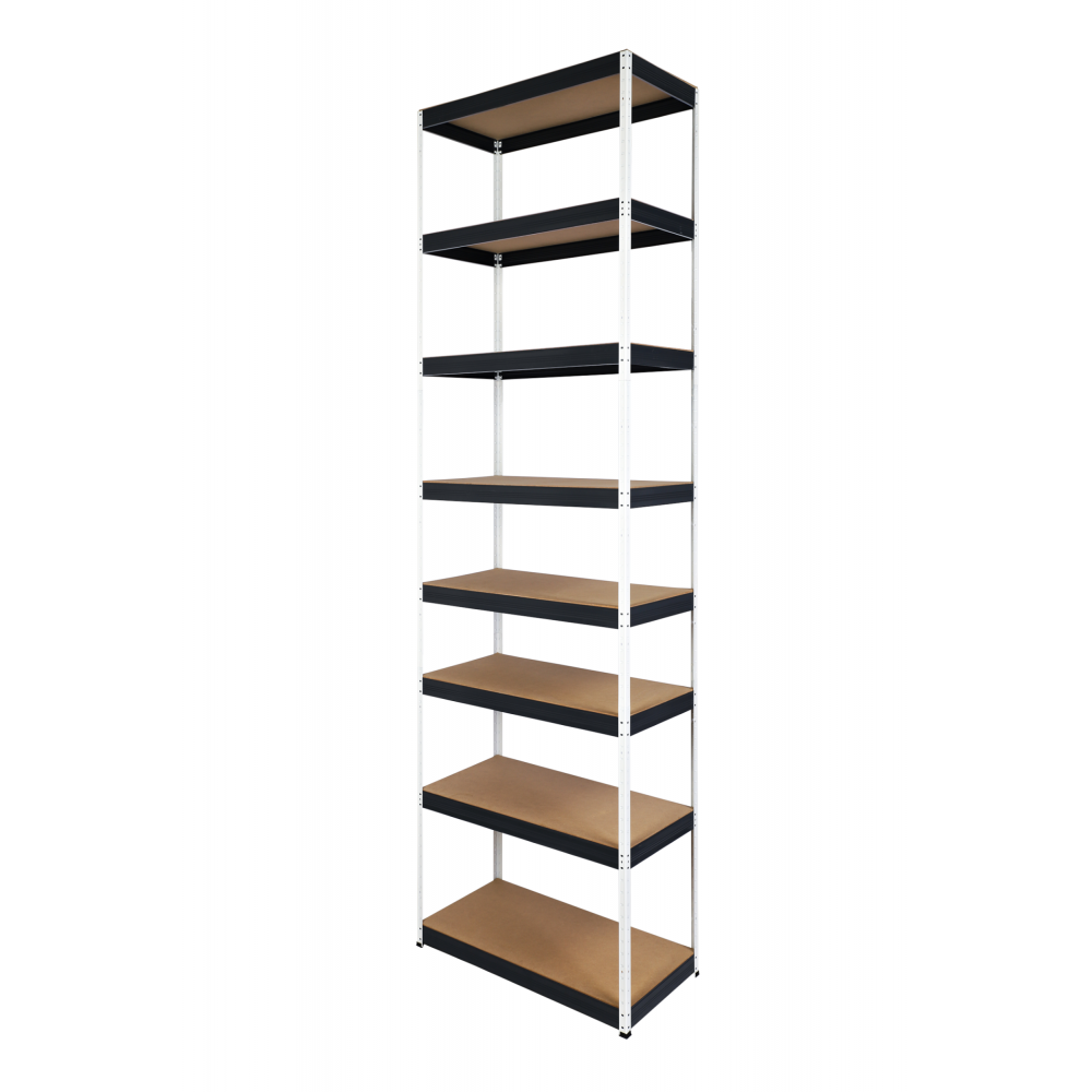Regał metalowy magazynowy stojak HELIOS 270x45x45cm 8Px175kg SOLIDNY
