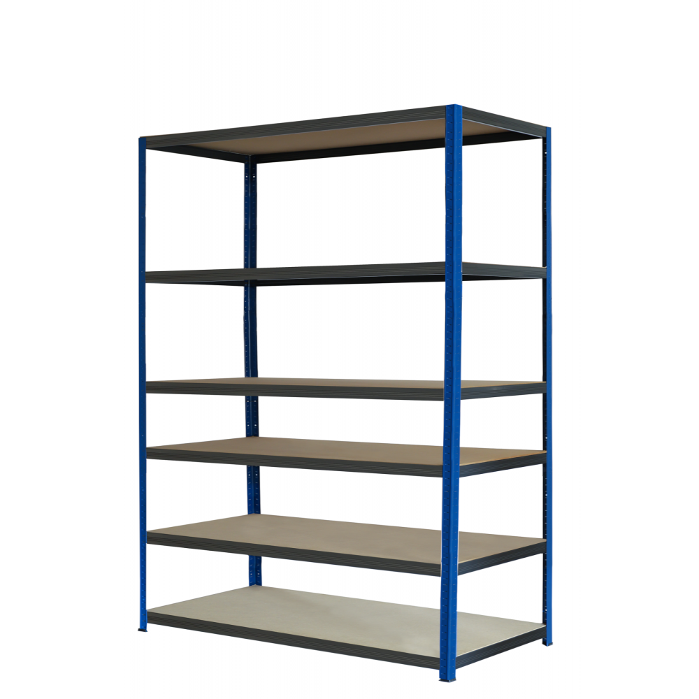 Regał metalowy magazynowy stojak HELIOS 196x150x50cm 6Px175kg MOCNY SZEROKI