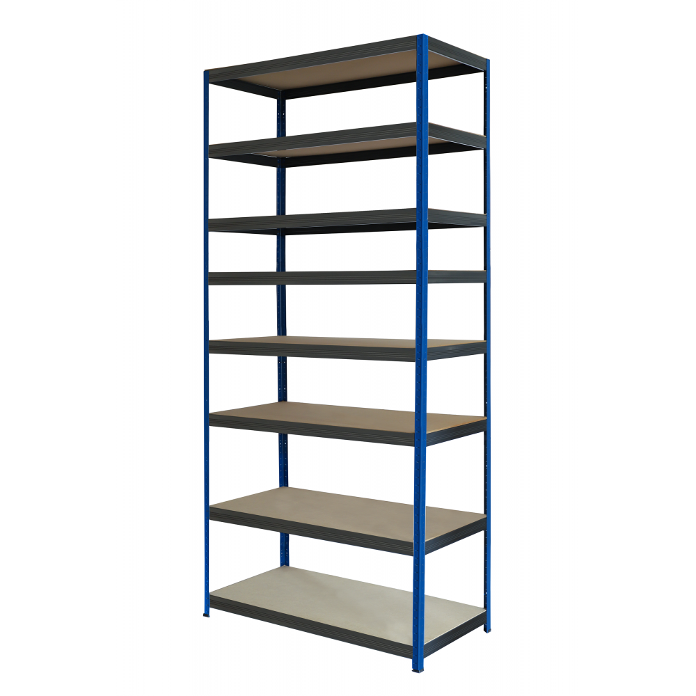 Regał metalowy magazynowy stojak HELIOS 270x75x50cm 8Px350kg SOLIDNY NIEB