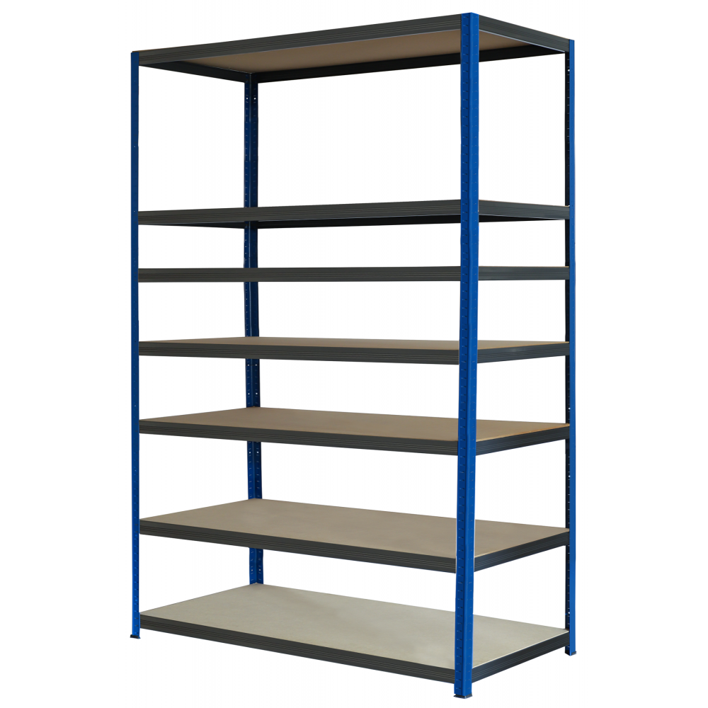 Regał metalowy magazynowy stojak HELIOS 270x150x40cm 7Px275kg SZEROKI MOCNY