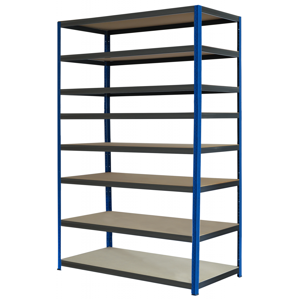 Regał metalowy magazynowy stojak HELIOS 270x150x40cm 8Px175kg SZEROKI MOCNY