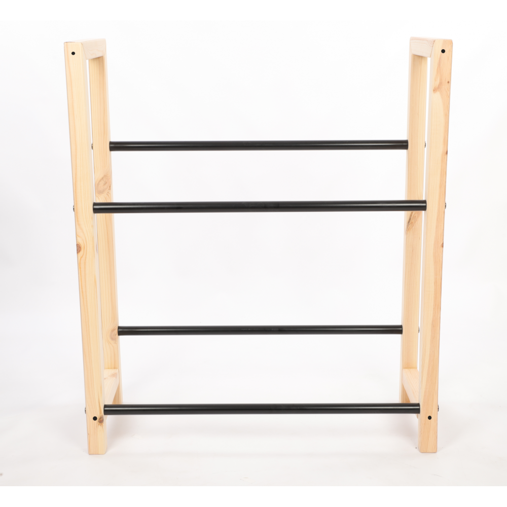 Regał na skrzynki na napoje piwo stojak na transportery METALOWE DRĄŻKI EKO