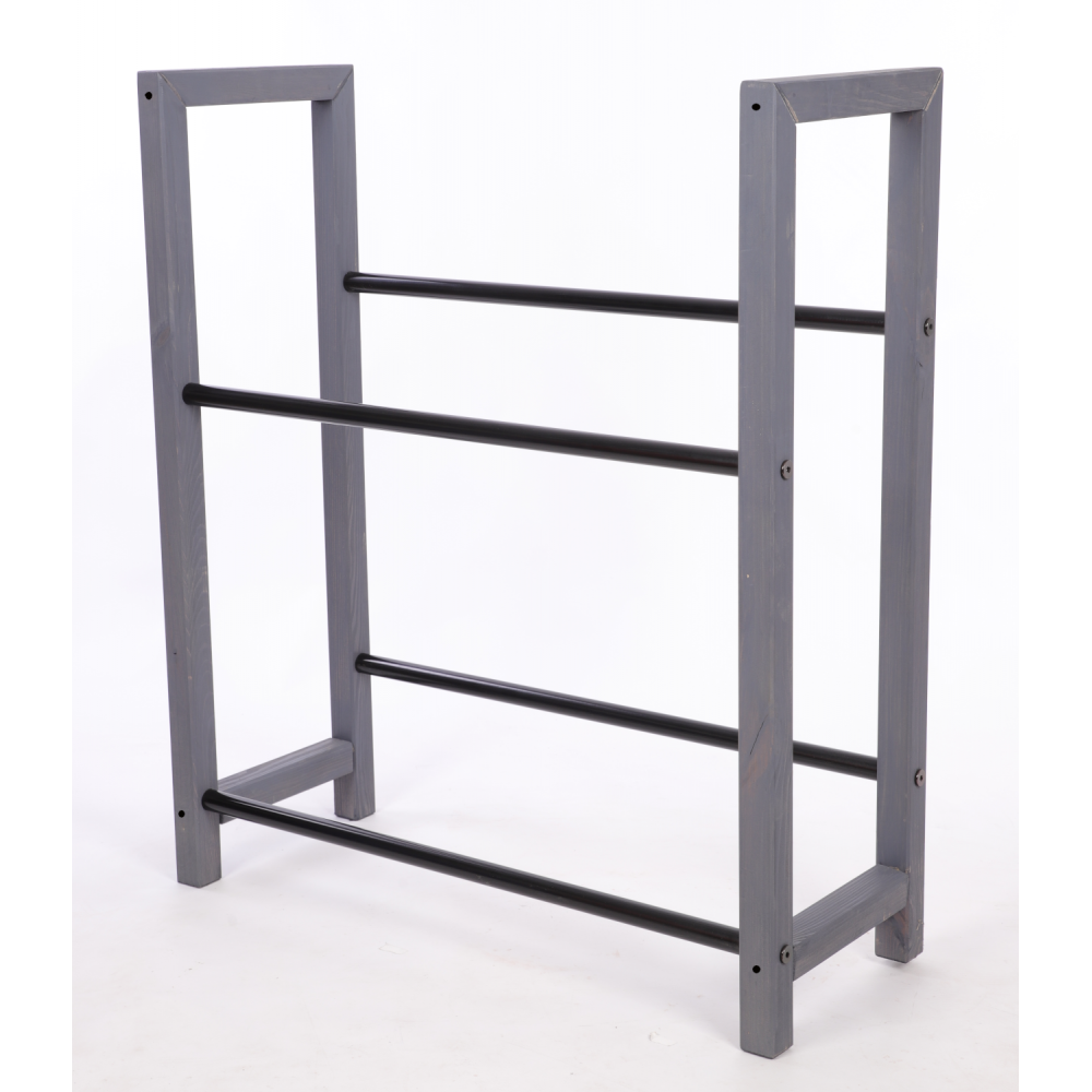 Regał na skrzynki na napoje piwo stojak na transportery METALOWE DRĄŻKI EKO